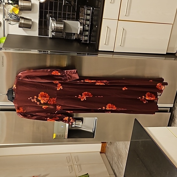 💕REFORMATION💕 Merrick Silk Dress ~ 100% Silk Azusa Floral Print XS NWOT - Picture 13 of 16